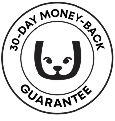 Trupanion's money back guarantee badge