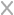 X icon
