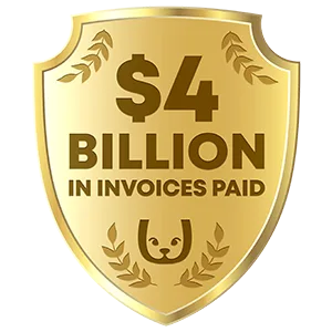 badge of 4 billion dollars in invoices paid