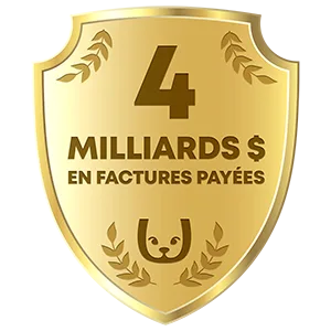 Trupanion badge for $4 billion invoices paid
