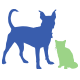 Dog and cat icon