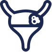 Urinary obstruction icon