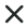 Black X